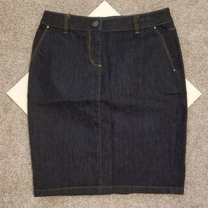 ANN TAYLOR JEAN SKIRT